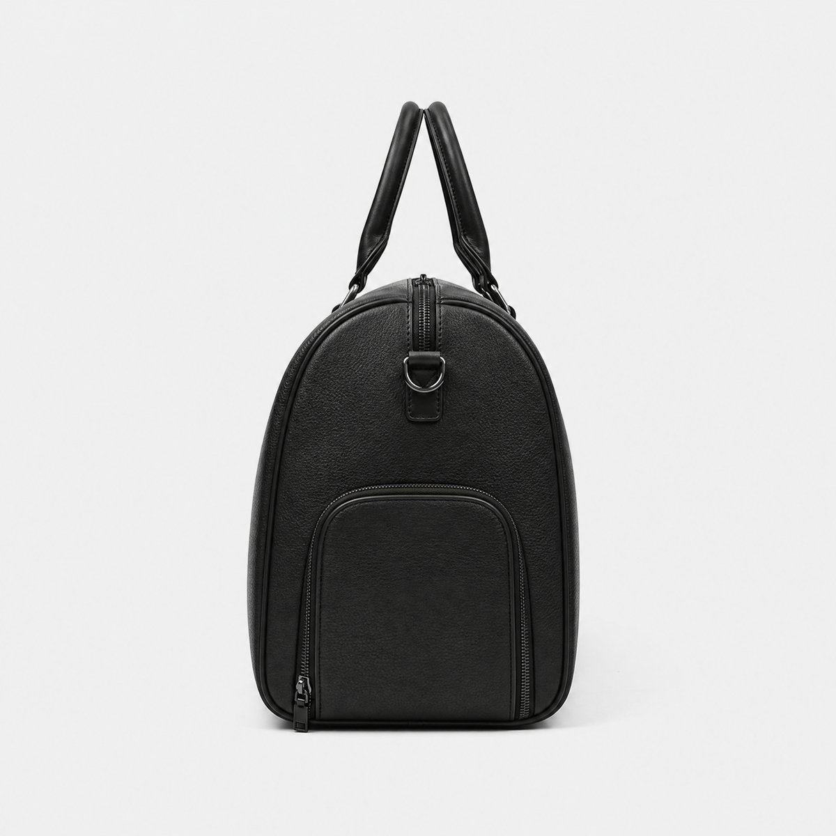Sac en Cuir de Voyage pour Homme, coloris Noir, vue de profil