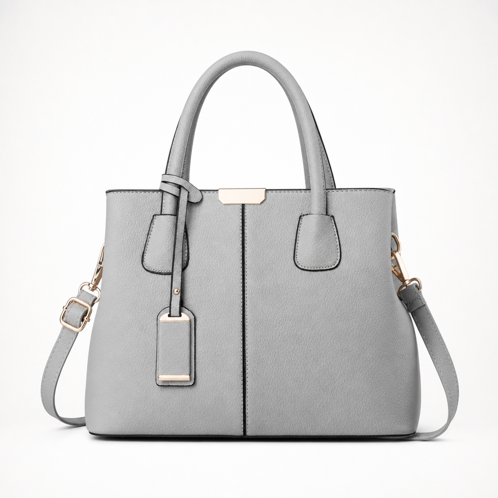 Sac à Main Femme, coloris Gris clair, vue de face