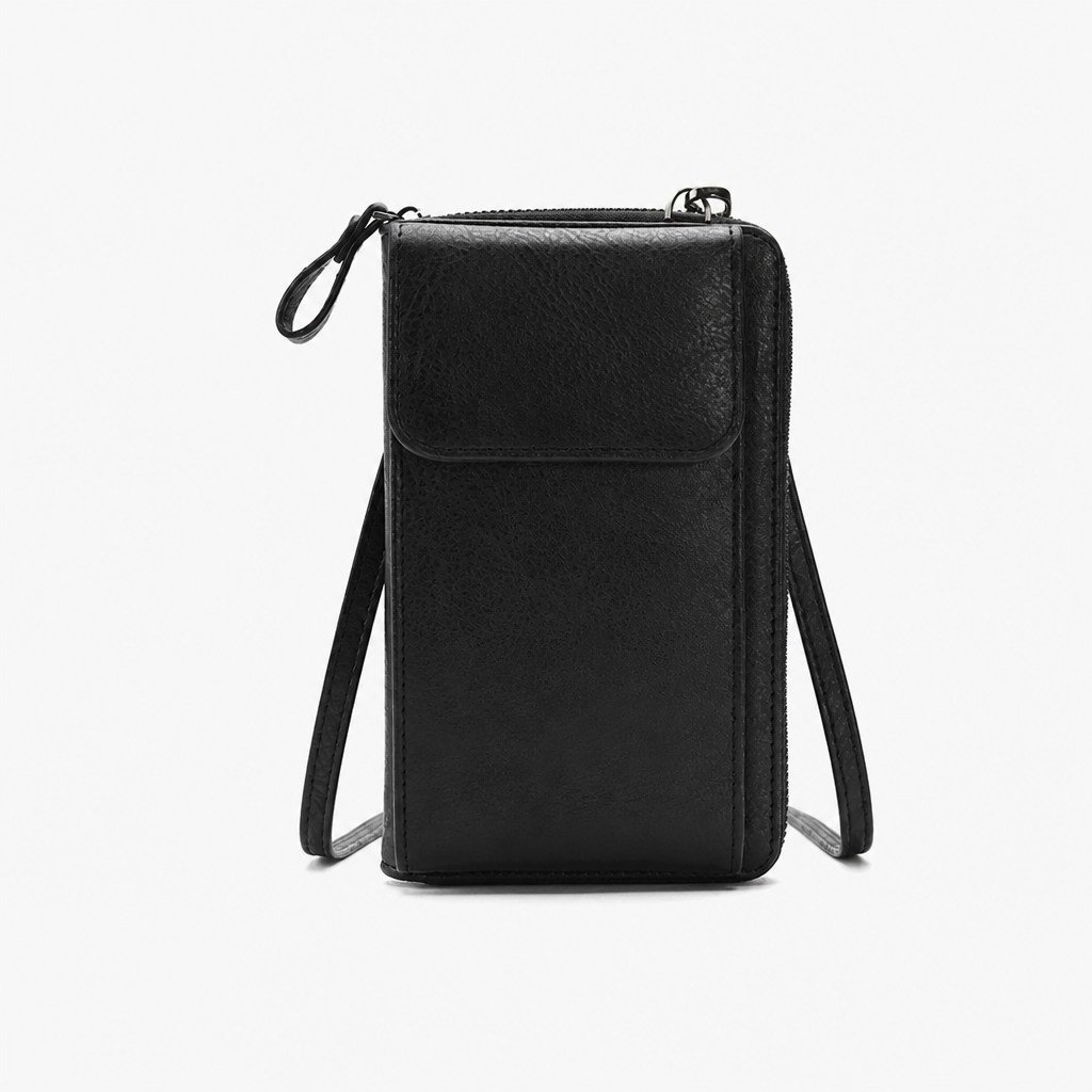 Pochette Bandoulière Téléphone, coloris Noir, vue de face