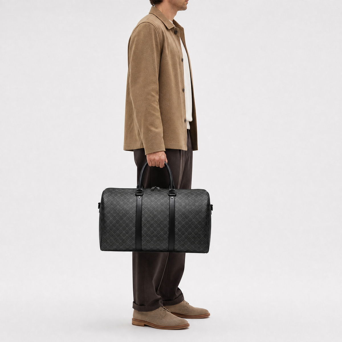 Sac de Voyage Weekend Homme, mannequin en situation
