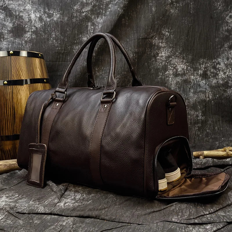 Sac en Cuir de Voyage pour Homme