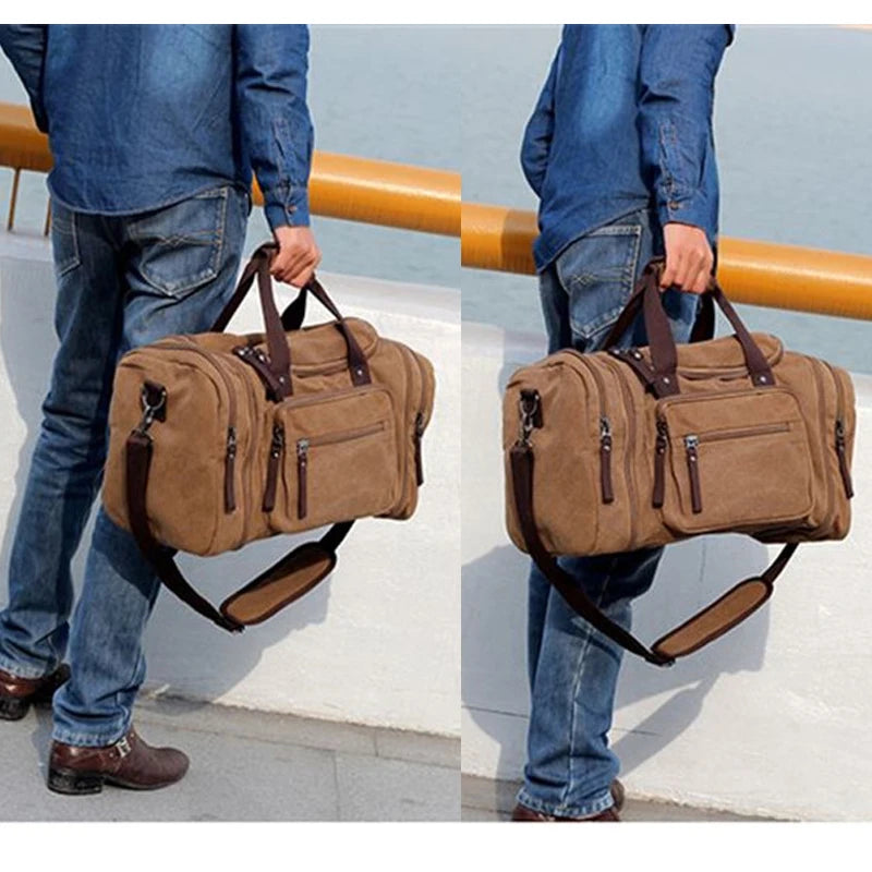 Sac de Voyage Homme en Toile