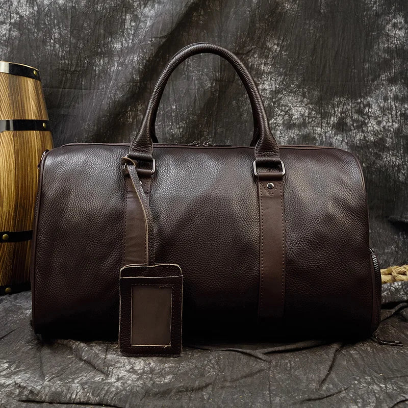 Sac en Cuir de Voyage pour Homme