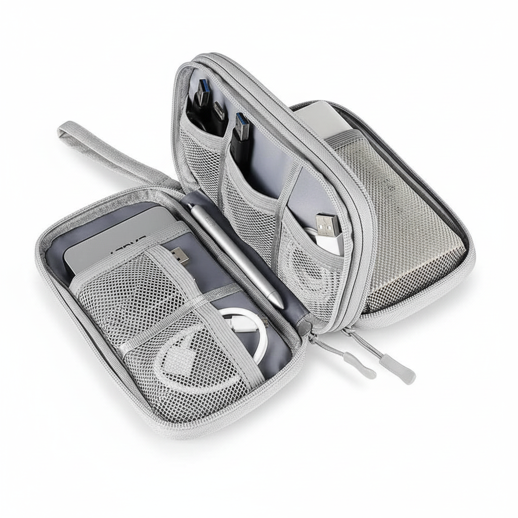 Pochette voyage – Organisez vos accessoires en toute sécurité et élégance -