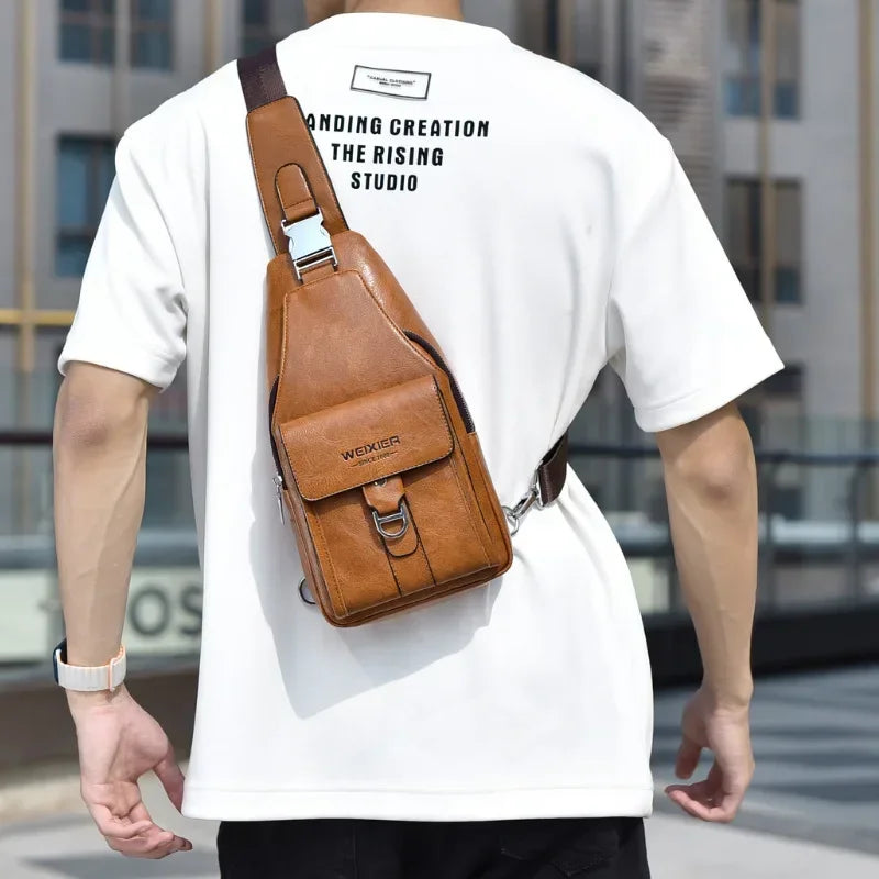 Sacoche Bandouliere Cuir Homme