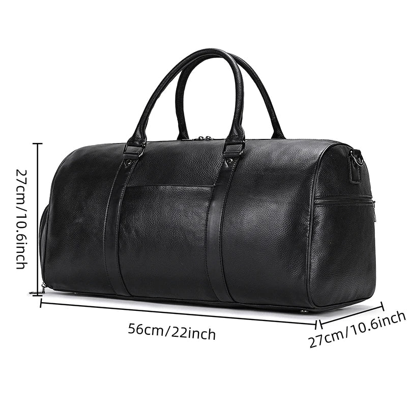 Sac en Cuir de Voyage pour Homme