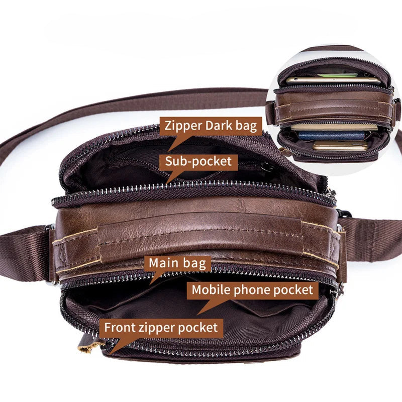 Sacoche en Cuir pour Homme