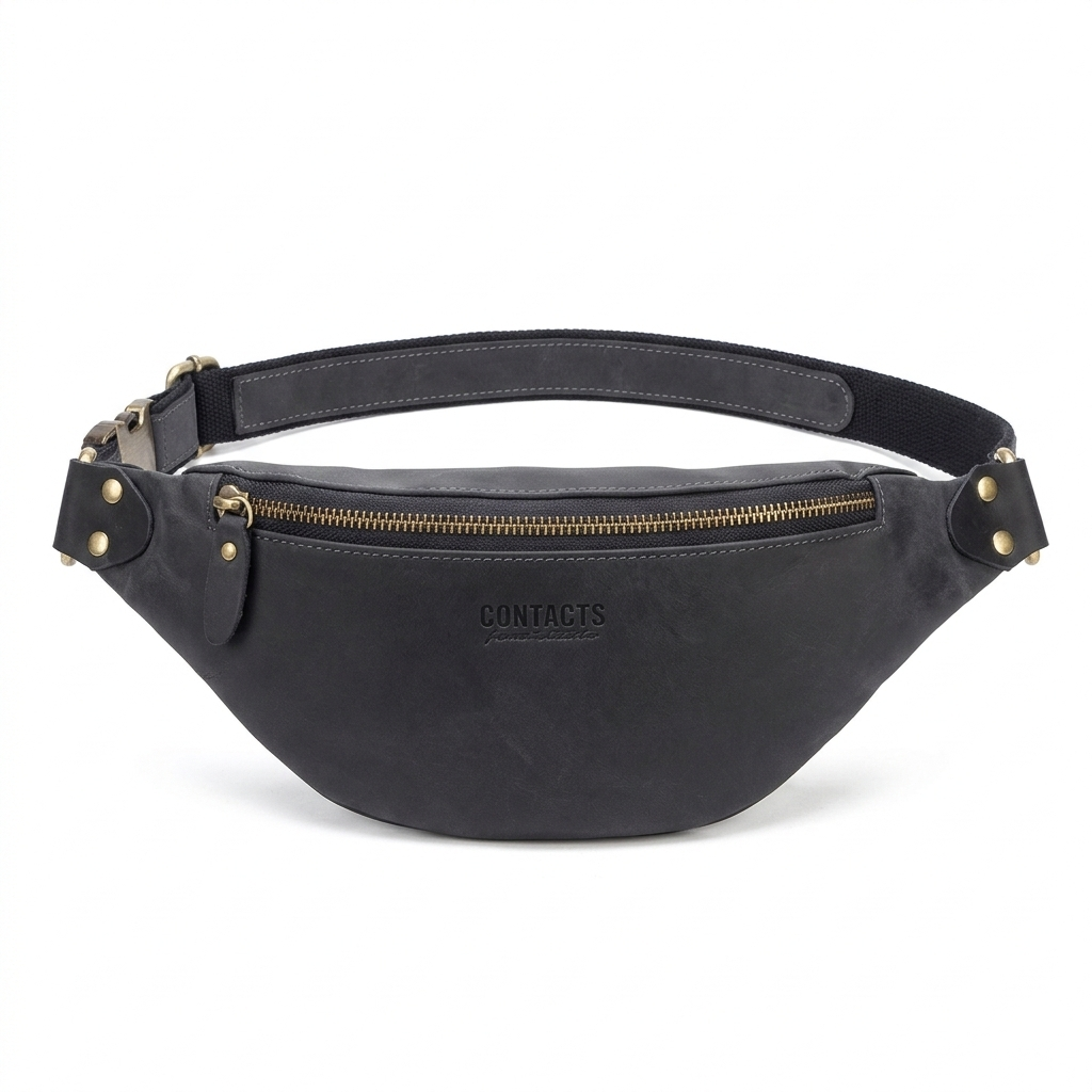 Sac Banane Cuir Homme