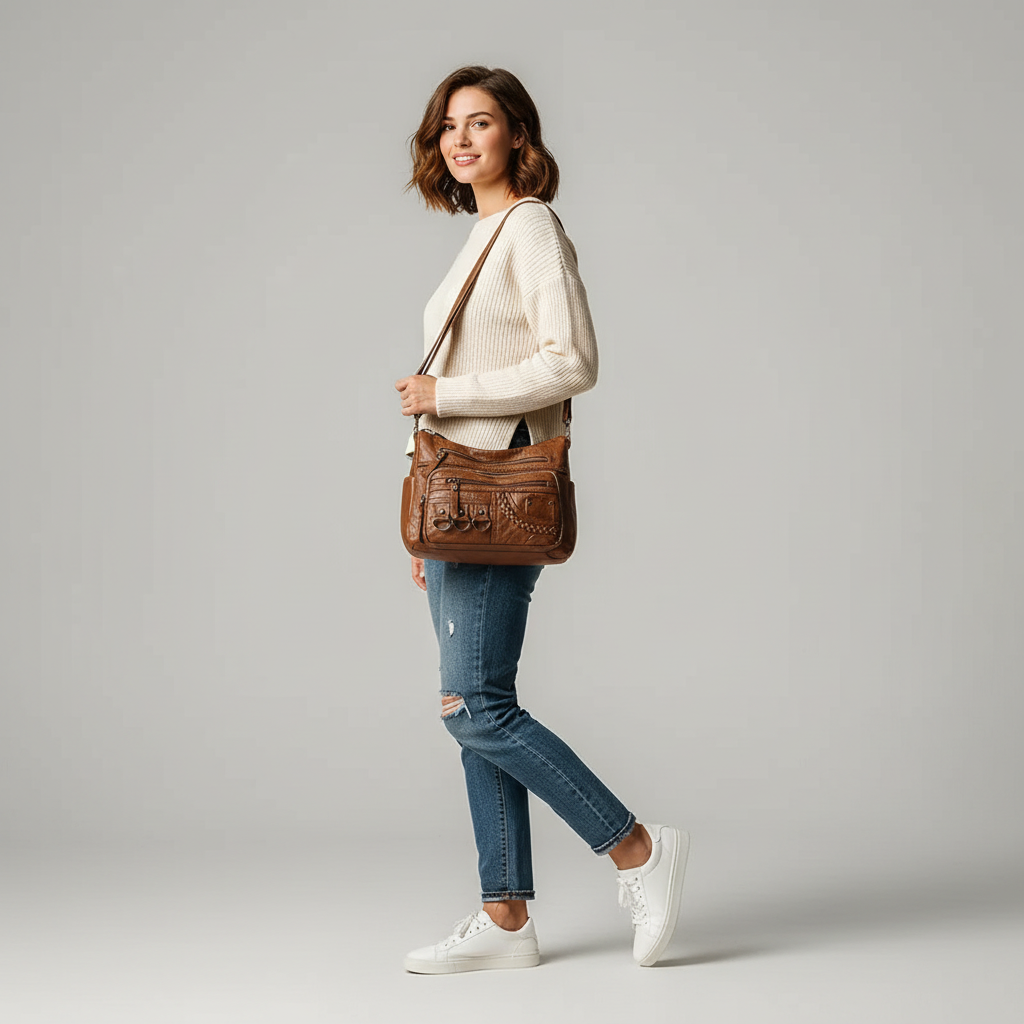 Sac Bandoulière Multi-Poches