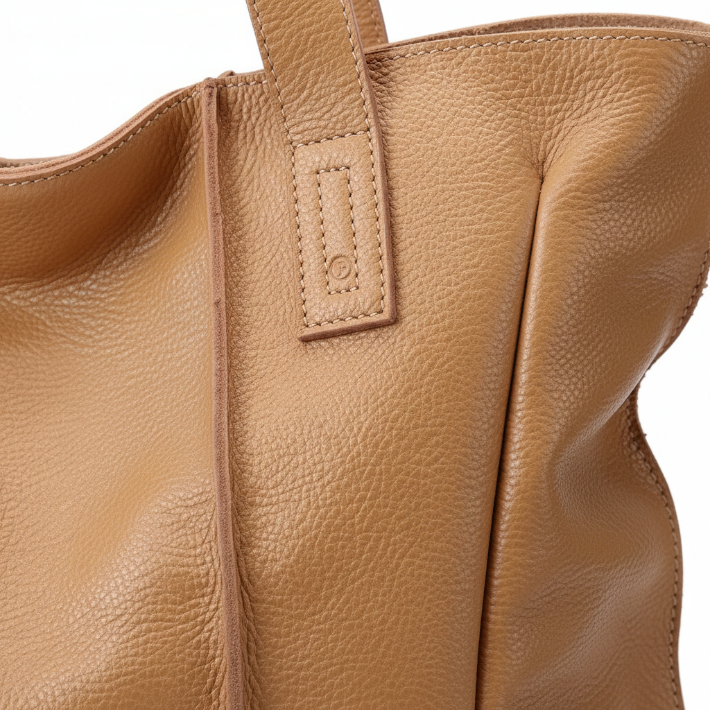 Sac Cabas Cuir Souple Grand Format