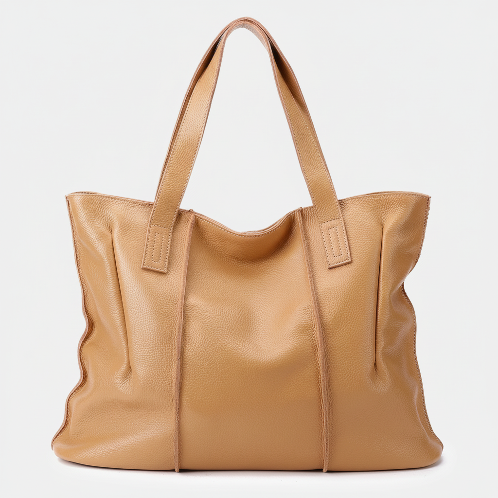 Sac Cabas Cuir Souple Grand Format