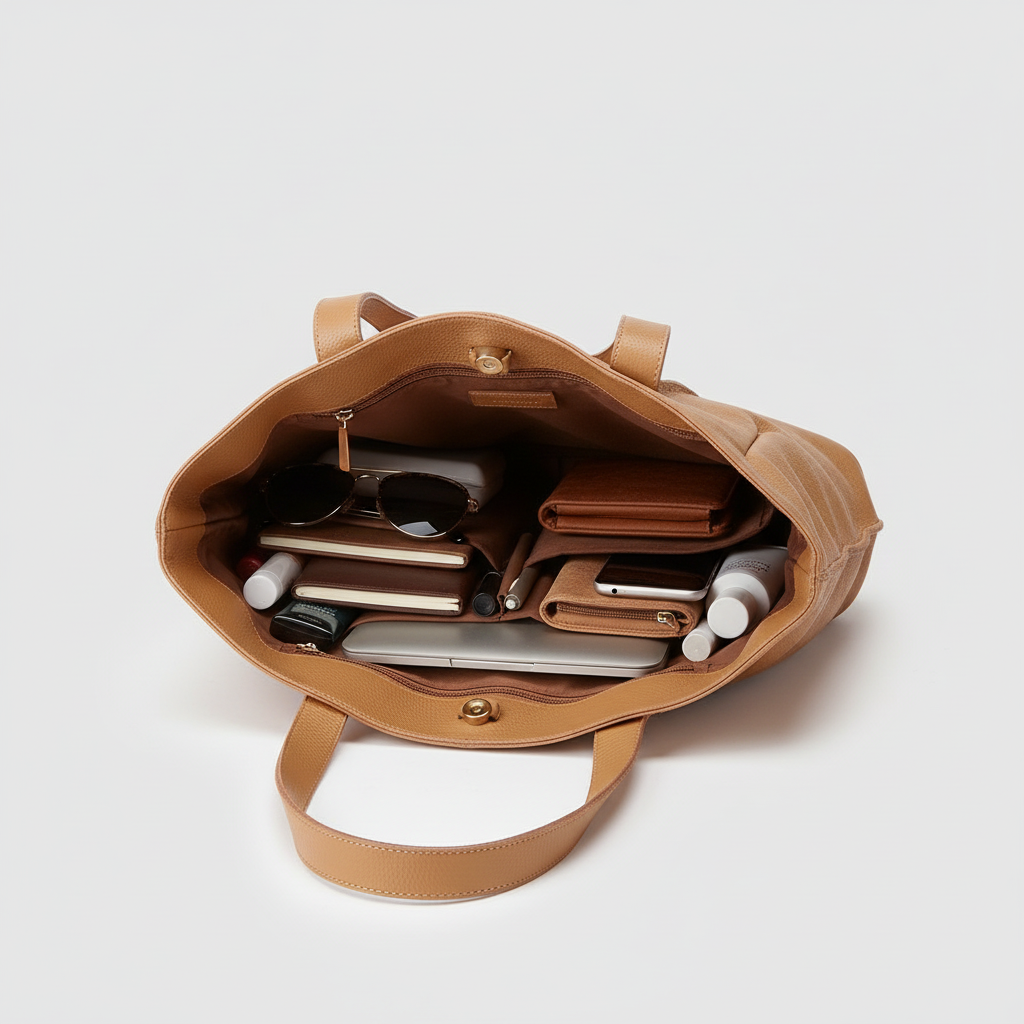 Sac Cabas Cuir Souple Grand Format