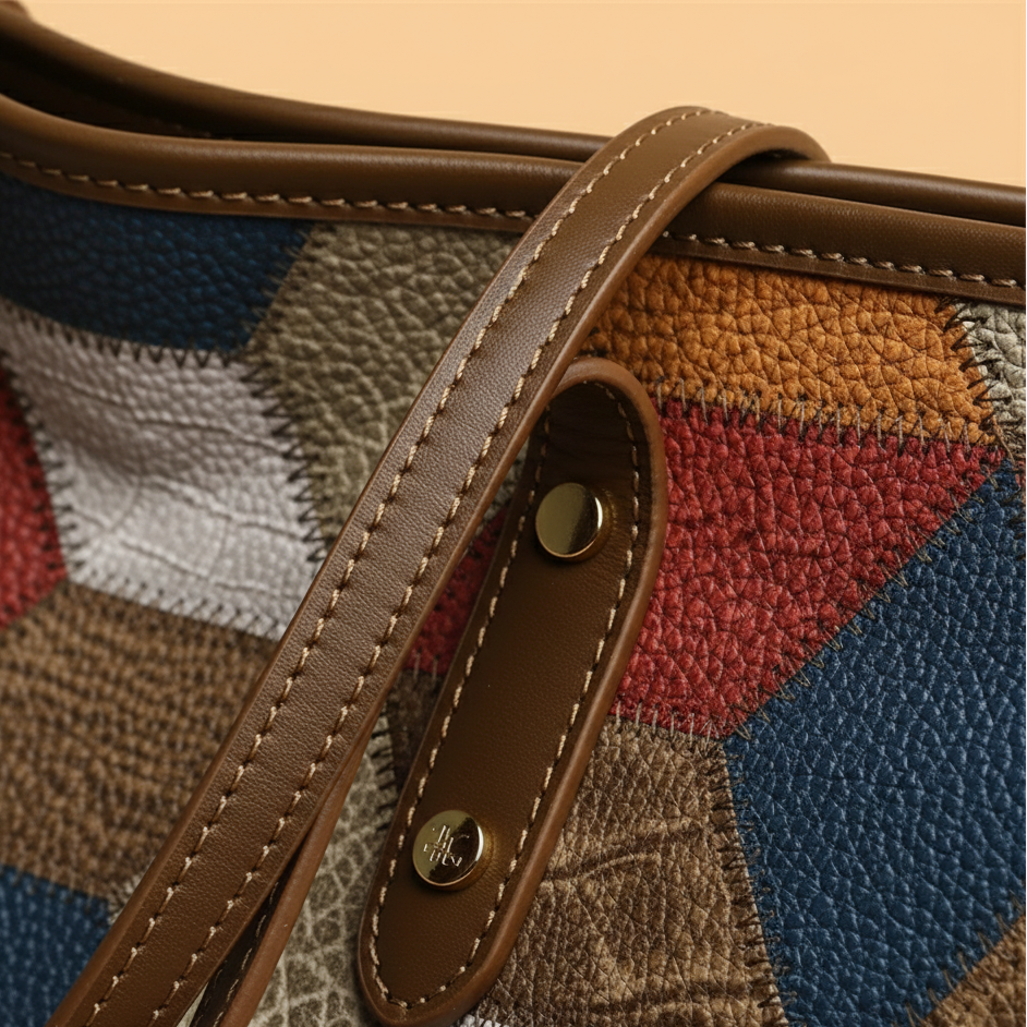 Sac Cabas Graphique Multicolore