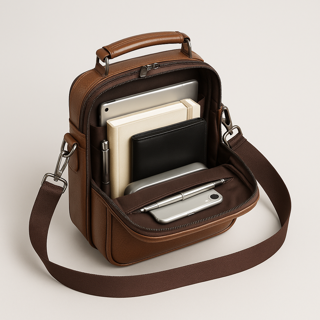 Sacoche Bandoulière Homme Cuir