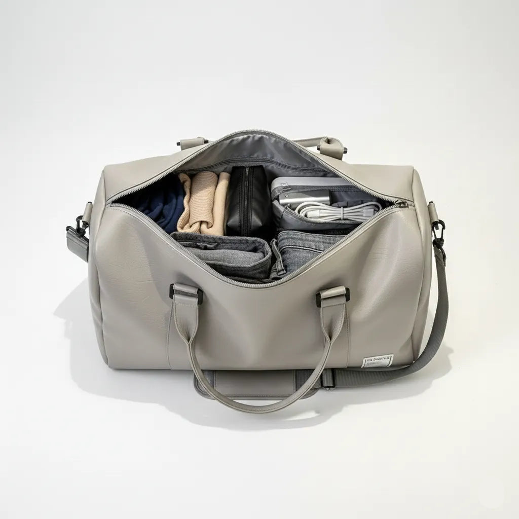 Sac Voyage en Cuir - Sac Voyage en Cuir - 