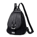 Sac à Dos pour Femme en Cuir PU - Sac à Dos pour Femme en Cuir PU Noir
