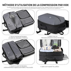 Sac de Voyage Compressible - Antivol -