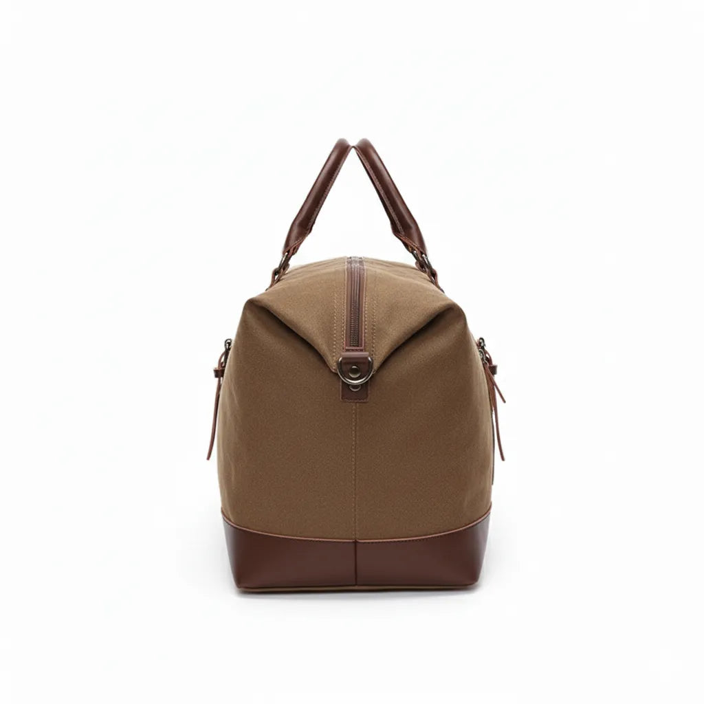 Sac de Voyage Homme Cuir Synthétique Vintage - Sac de Voyage Homme Cuir Synthétique Vintage - 