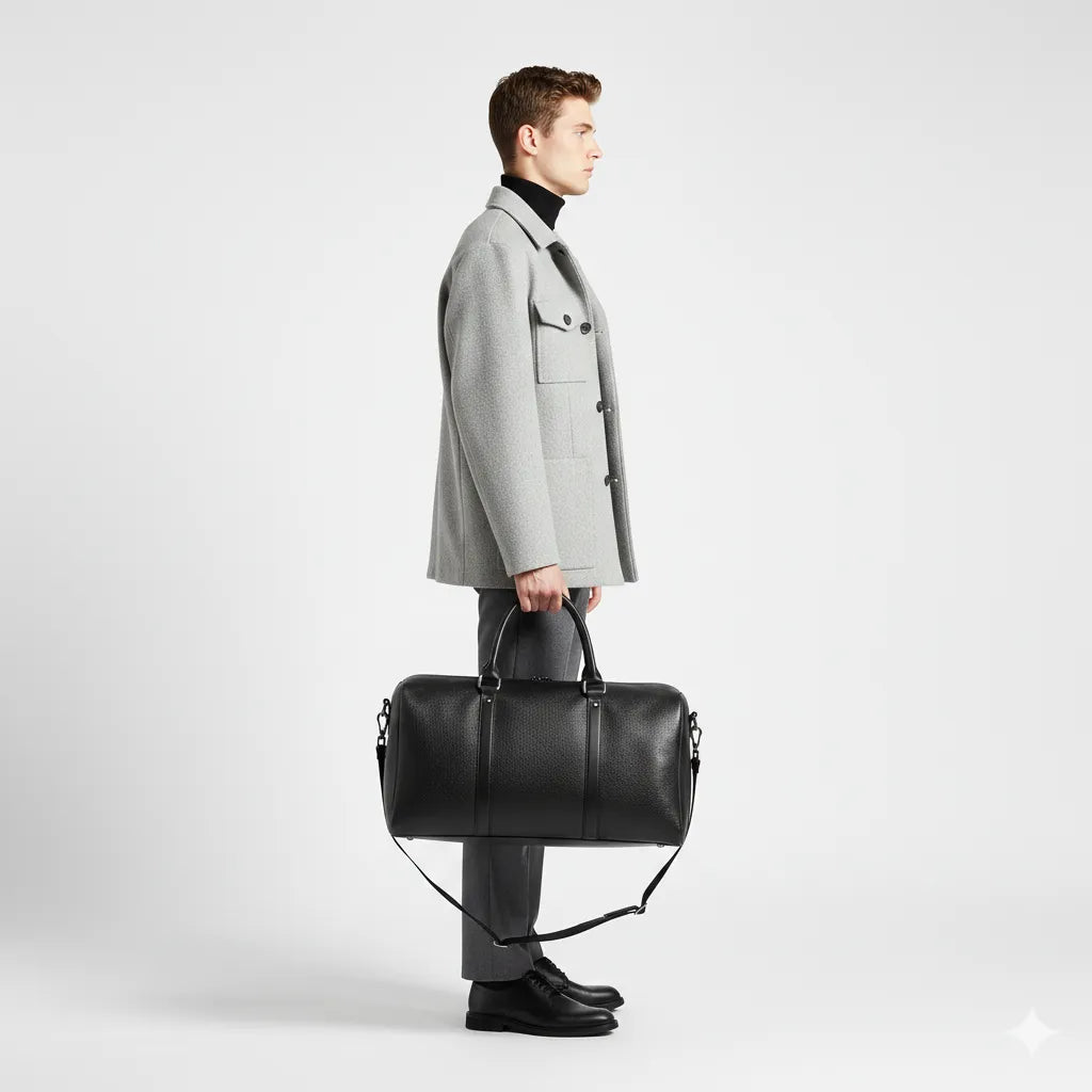 Sac de Voyage en Cuir Synthétique - Sac de Voyage en Cuir Synthétique - 