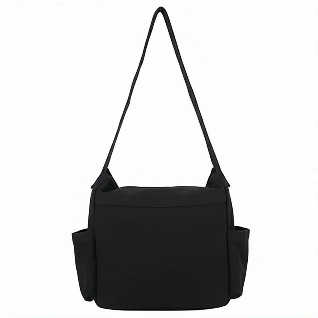 Sac à Bandoulière en Toile Multipoche