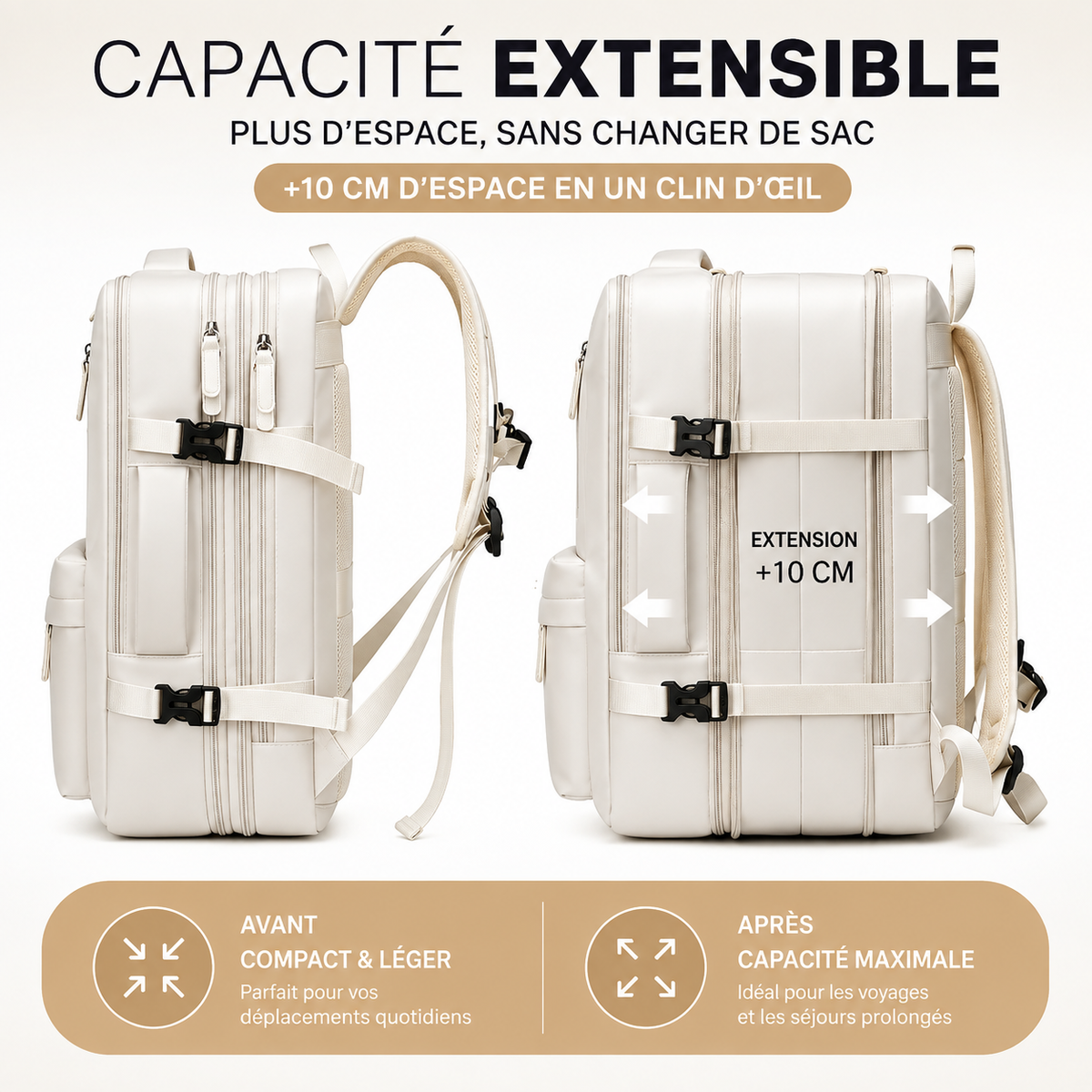 Sac à Dos Extensible
