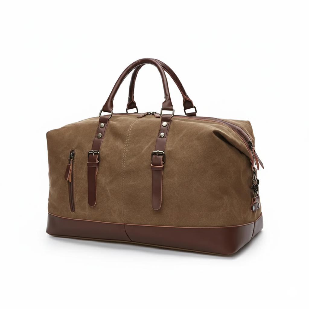 Sac de Voyage Homme Cuir Synthétique Vintage