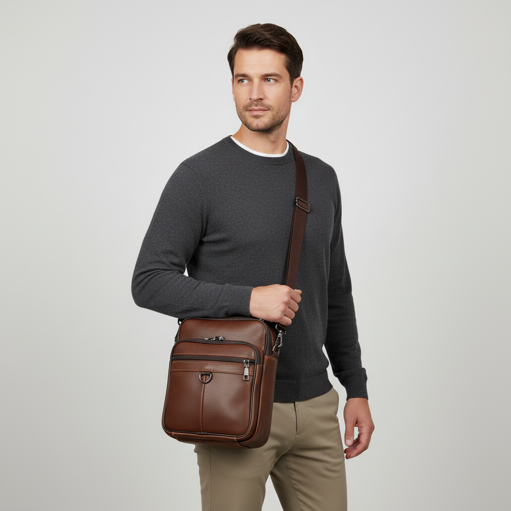 Sacoche Bandoulière Homme Cuir