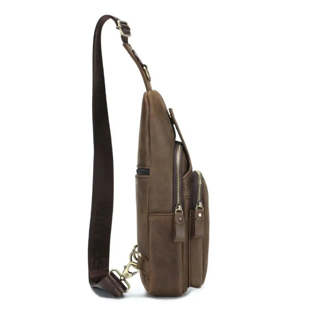 Sacoche Bandouliere en Cuir pour Homme