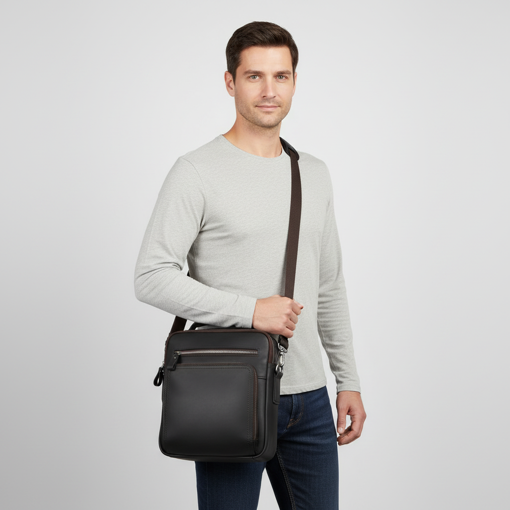 Sacoche Cuir Homme Vintage