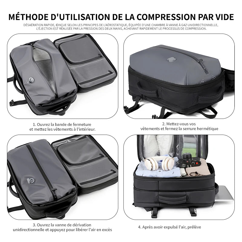 Sac de Voyage Compressible - Antivol