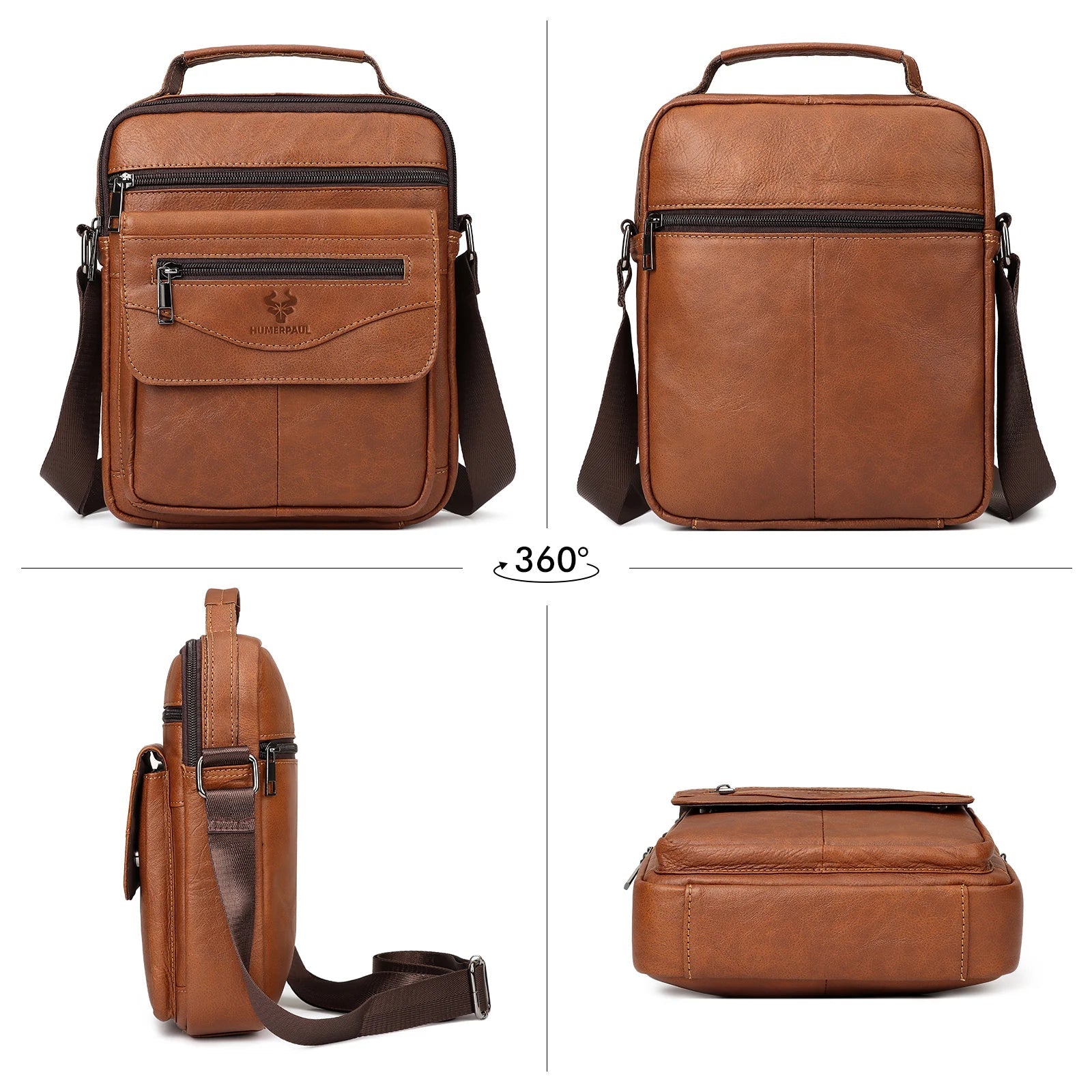 Sacoche en Cuir Bandoulière pour Homme