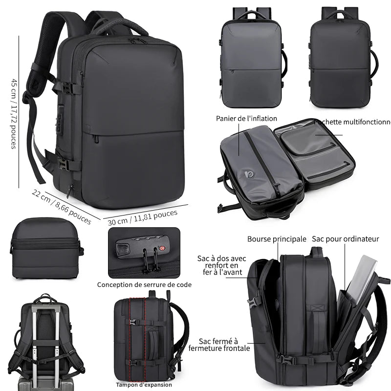 Sac de Voyage Compressible - Antivol