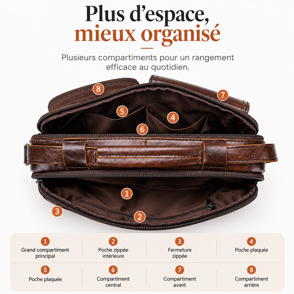 Sac Homme Bandoulière Cuir