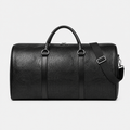 Sac en Cuir Homme Voyage, coloris Noir, vue de face