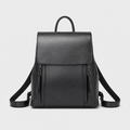 Sac à Dos en Cuir Femme, coloris Noir, vue de face
