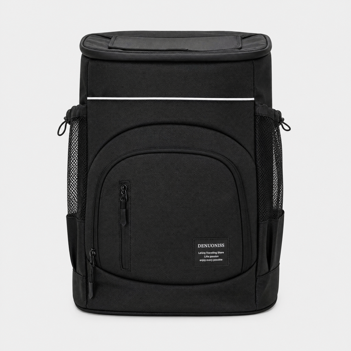 Sac à Dos Isotherme 30L, coloris Noir, vue de face