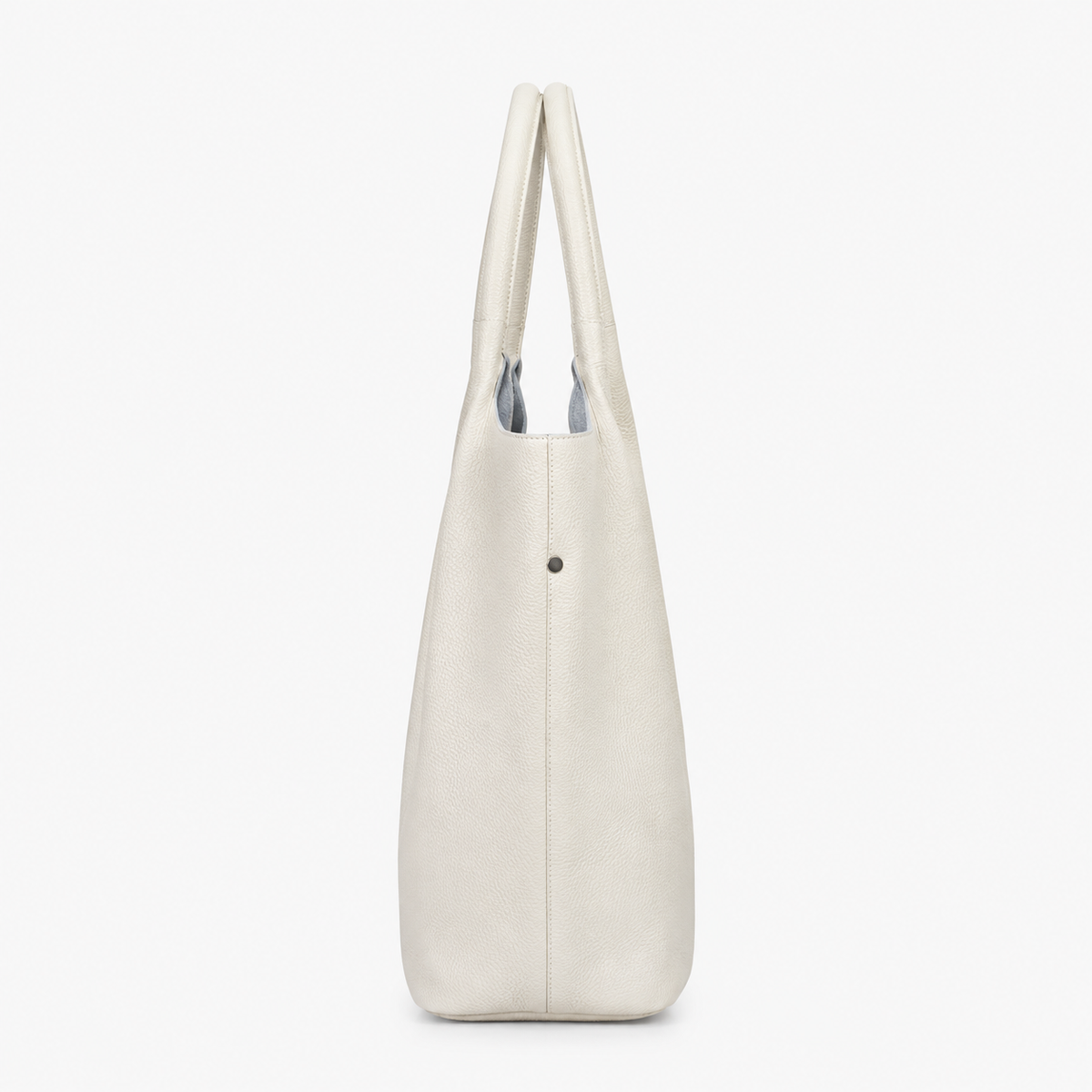 Sac Cabas Cuir Femme, coloris Beige, vue latérale