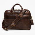 Sac pour Ordinateur Homme, coloris Café (40 cm), vue de face