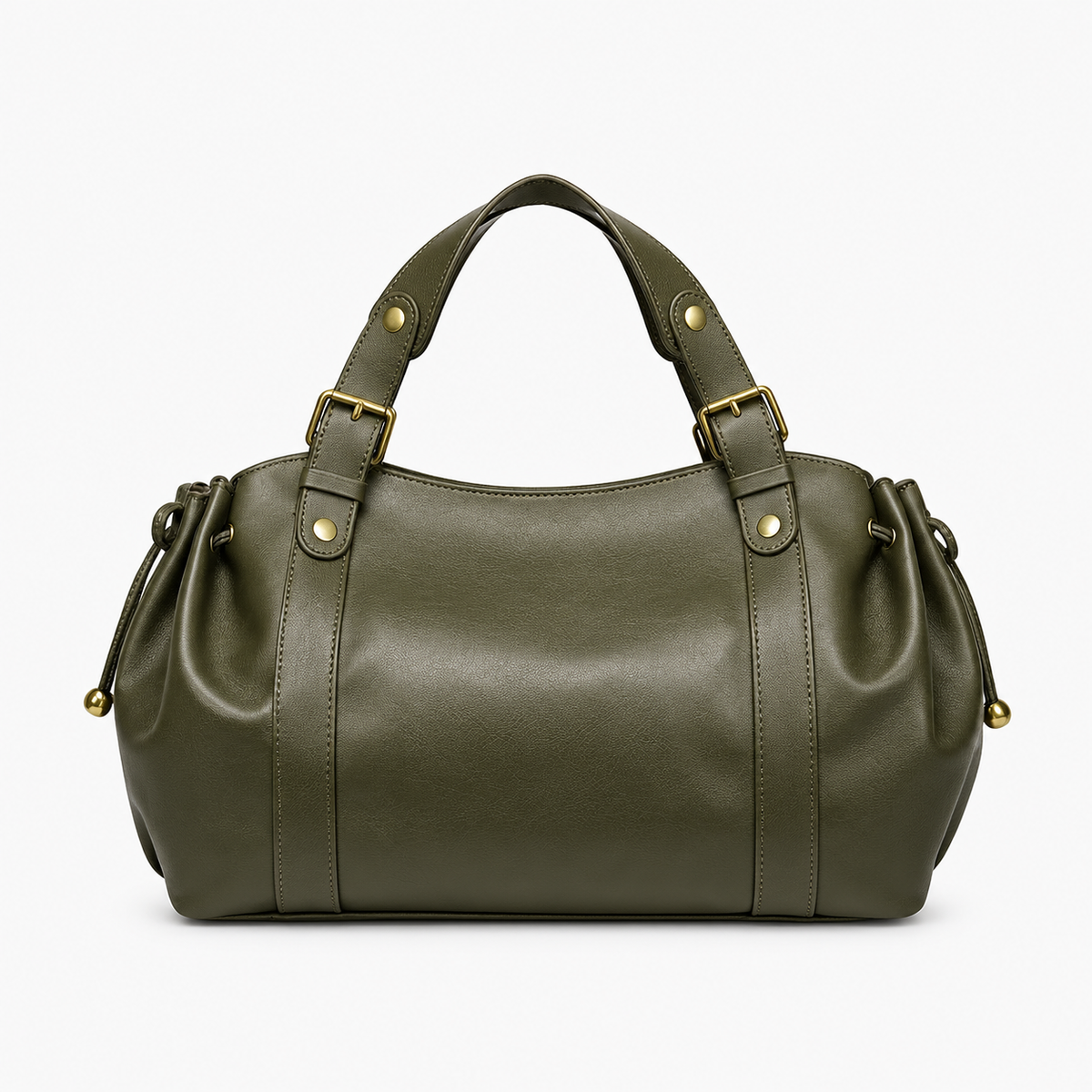 Sac Bowling Femme, coloris Kaki fonce, vue de face