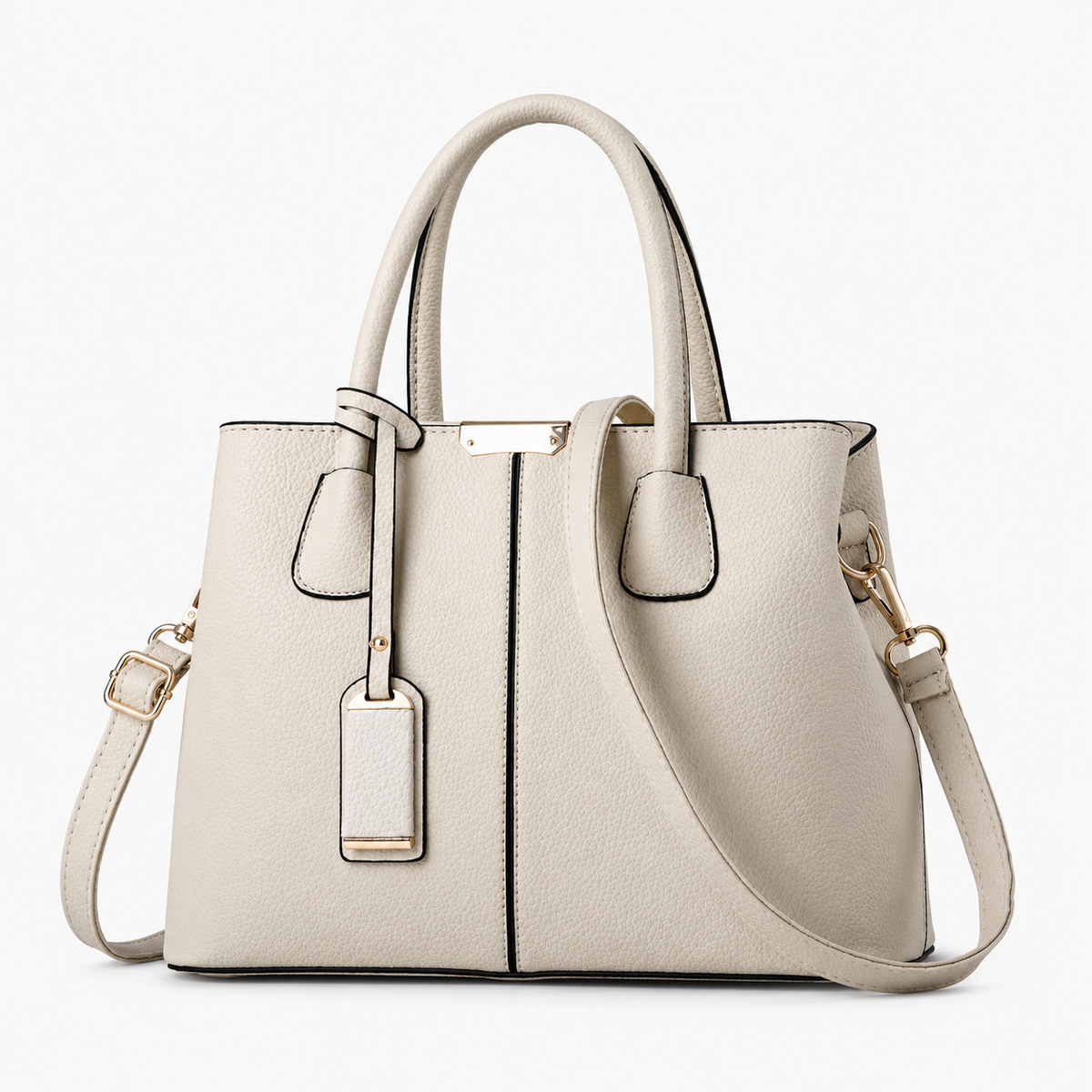 Sac à Main Femme, coloris Beige, vue de face