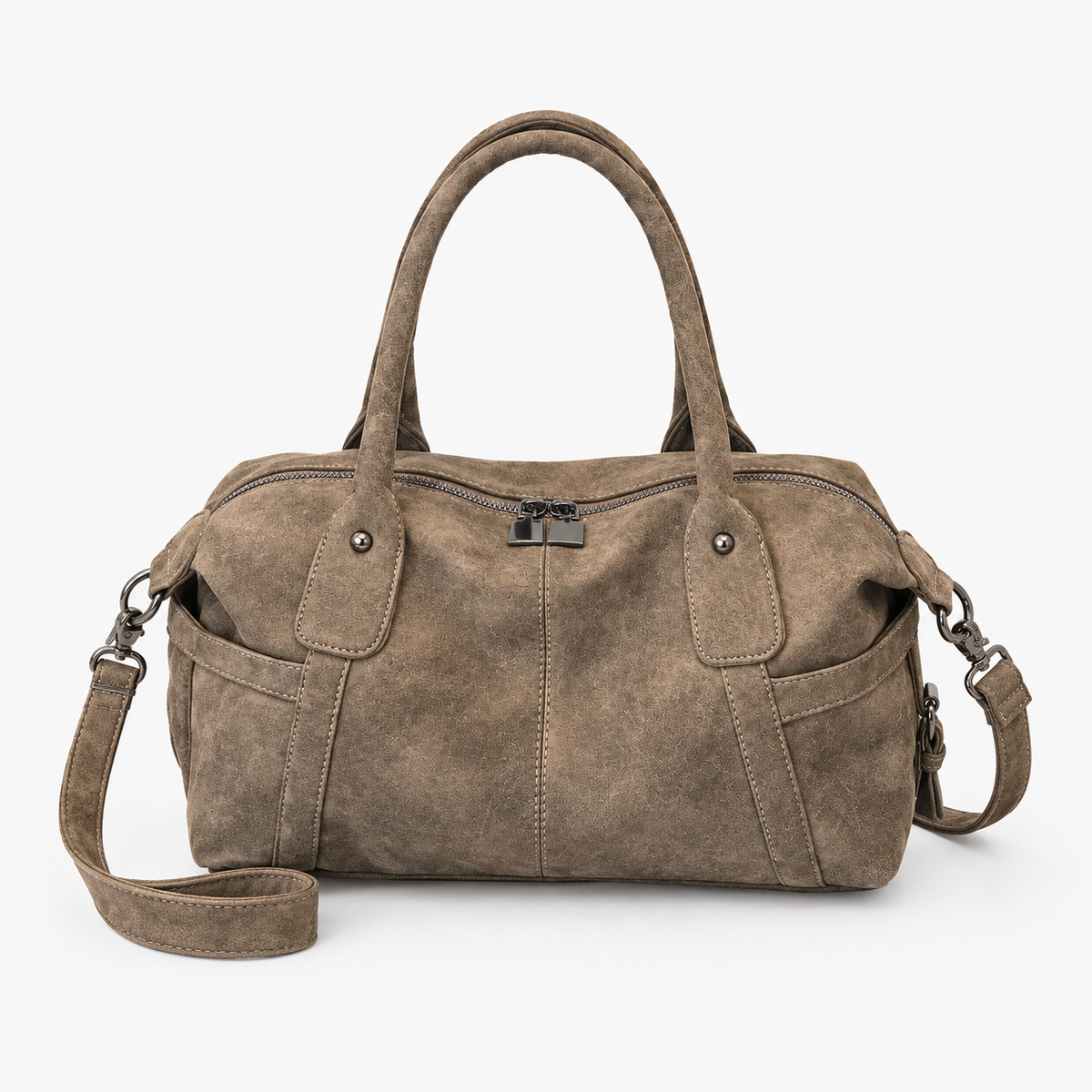 Sac Fourre Tout Femme, coloris Kaki, vue de face