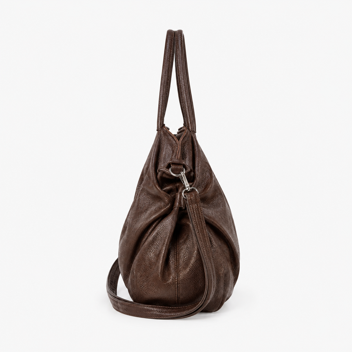 Sac Fourre Tout Femme, coloris Café, vue latérale