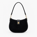 Sac Porté Épaule Femme, coloris Noir, vue de face