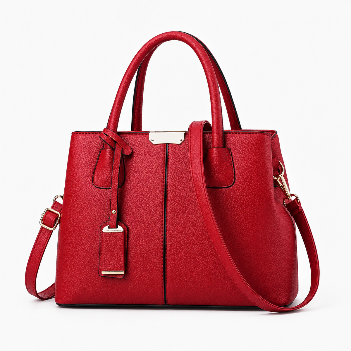 Sac à Main Femme, coloris Bordeaux, vue de face