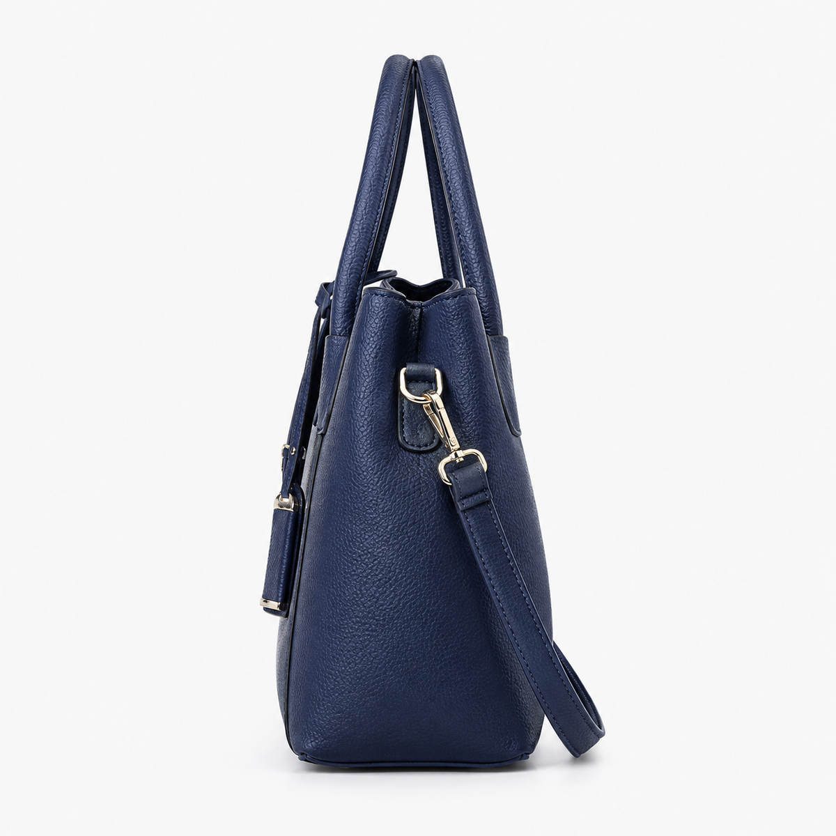 Sac à Main Femme, coloris Bleu foncé, vue latérale