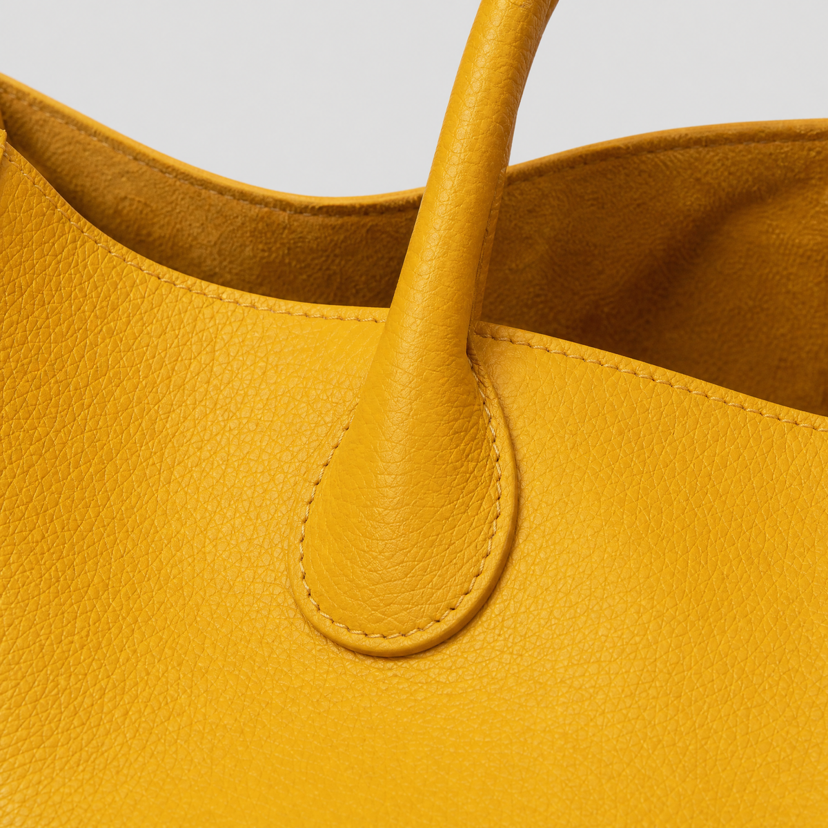 Sac Fourre-Tout Grand Format, coloris Jaune, détail