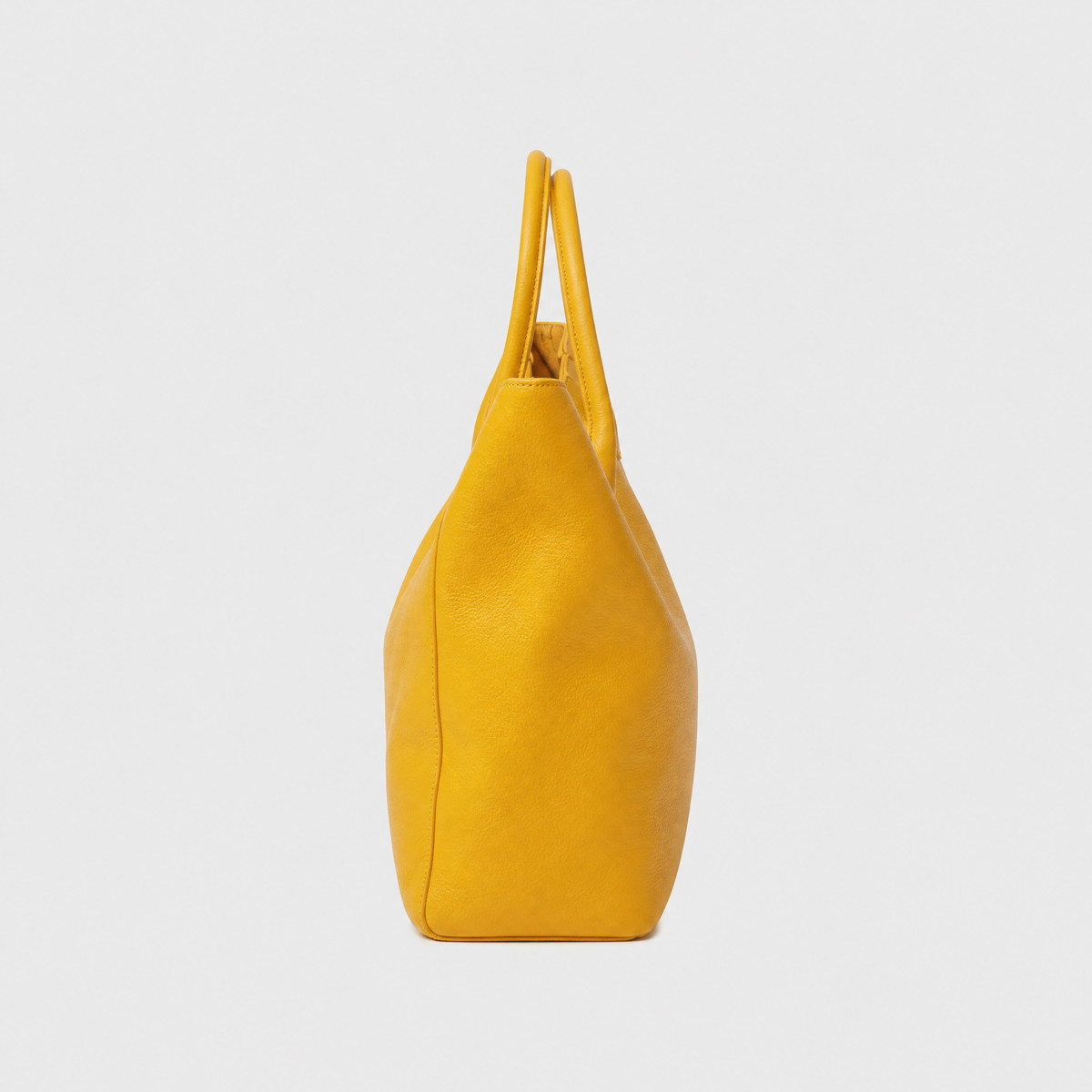 Sac Fourre-Tout Grand Format, coloris Jaune, vue de profil