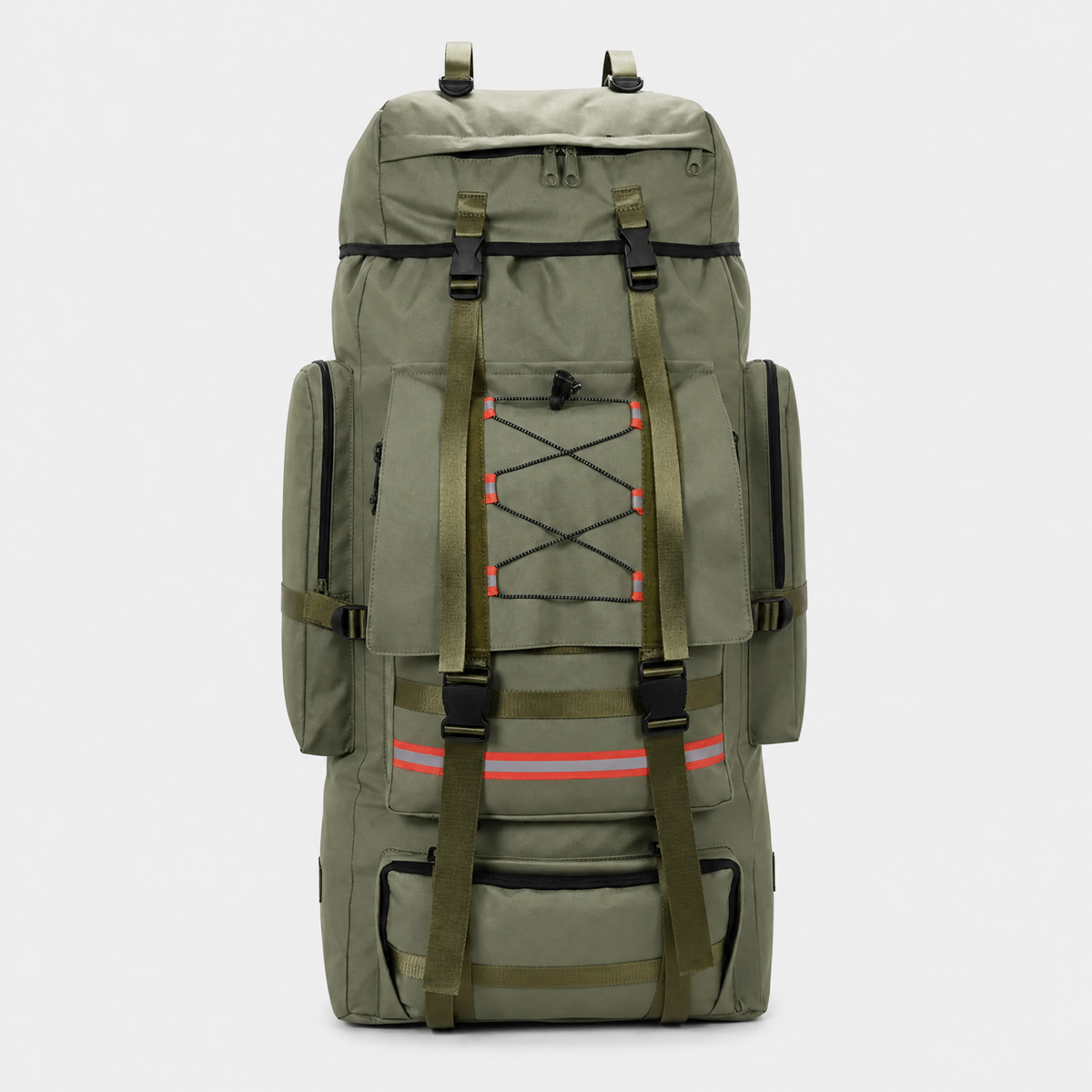 Sac de Voyage Grande Capacité 130L, coloris Vert, vue de face