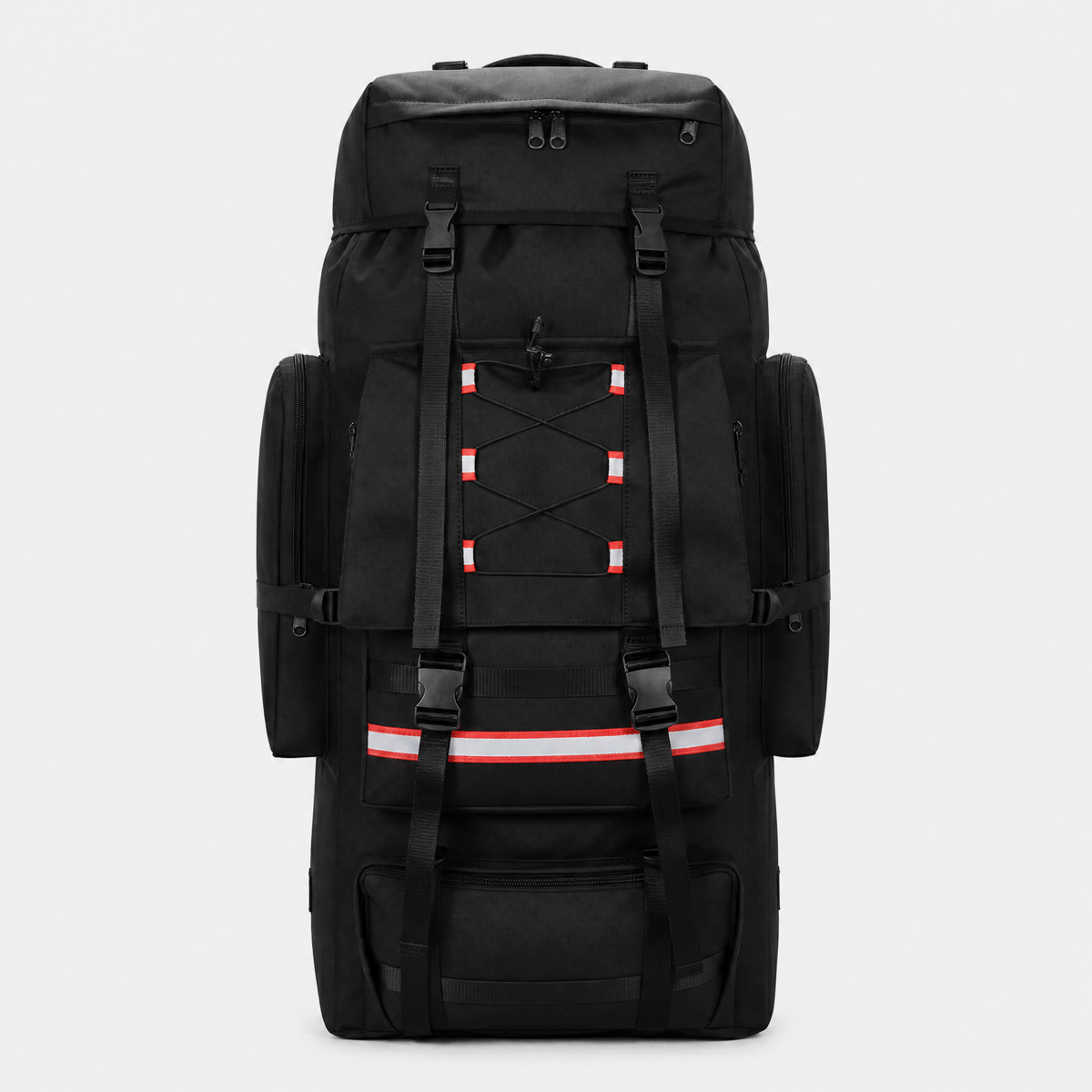 Sac de Voyage Grande Capacité 130L, coloris Noir, vue de face