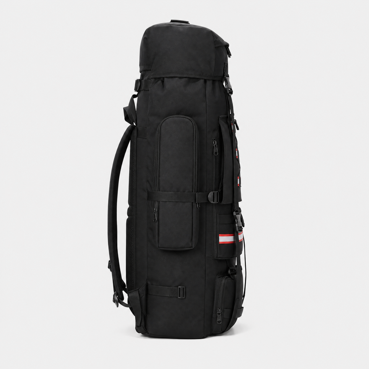 Sac de Voyage Grande Capacité 130L, coloris Noir, vue de profil